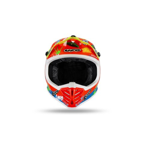 Casca copii motocross/enduro Ufo Plast Korey, albastru/rosu/galben, M [2]