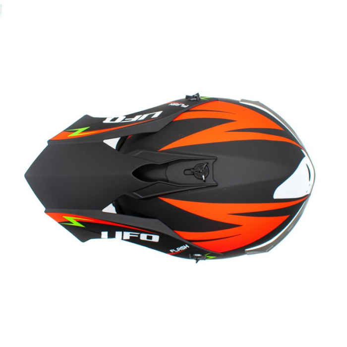 Casca motocross/enduro adulti XTR 188, culoare negru/rosu, marime L [9]