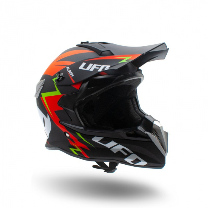 Casca motocross/enduro adulti XTR 188, culoare negru/rosu, marime L [3]