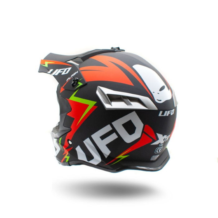 Casca motocross/enduro adulti XTR 188, culoare negru/rosu, marime L [7]