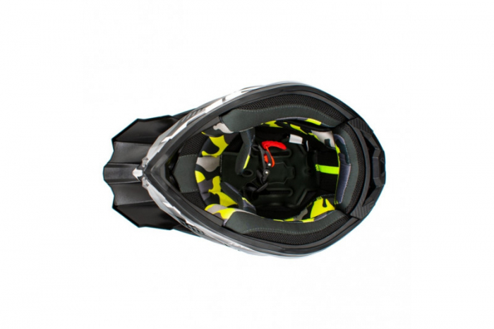 Casca motocross/enduro copii Asix 127, culoare negru/alb, marime YS [7]