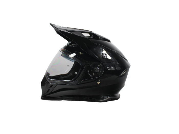 Casca moto dual cu ochelari, VCAN H331, marime XXL, culoare negru [6]