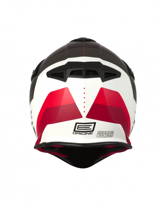 Casca motocross Origine Hero Mx, culoare negru/alb mat, marime XS [3]