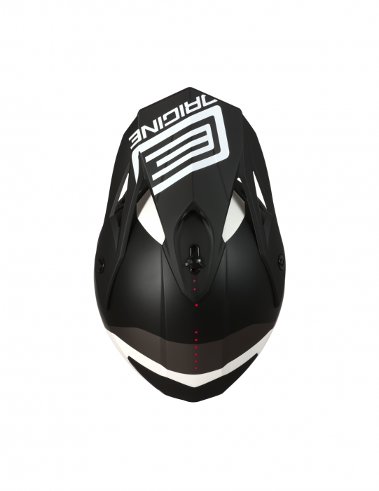 Casca motocross Origine Hero Mx, culoare negru/alb mat, marime XS [4]