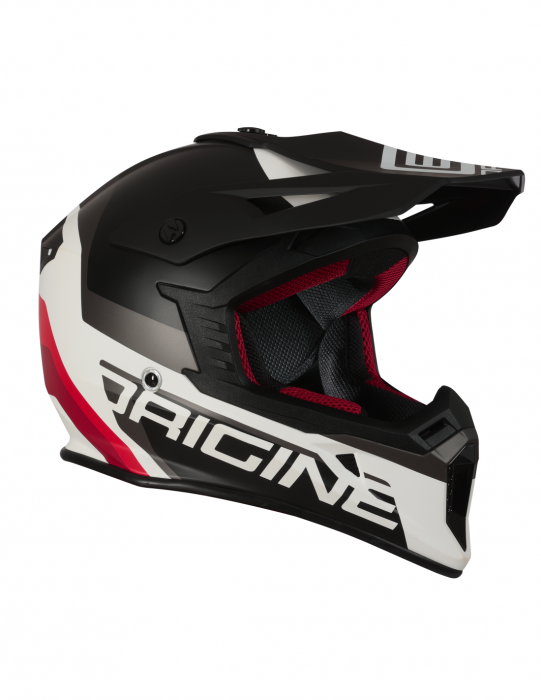 Casca motocross Origine Hero Mx, culoare negru/alb mat, marime XS [2]