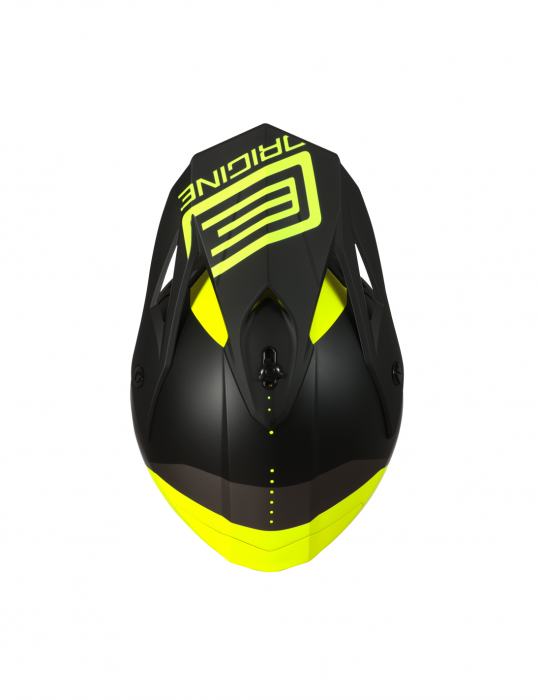 Casca motocross Origine Hero Mx, culoare negru/galben fluo, marime XS [4]