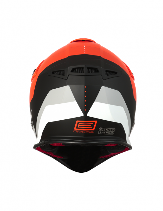 Casca motocross Origine Hero Mx, culoare portocaliu fluo/negru mat, marime L [3]