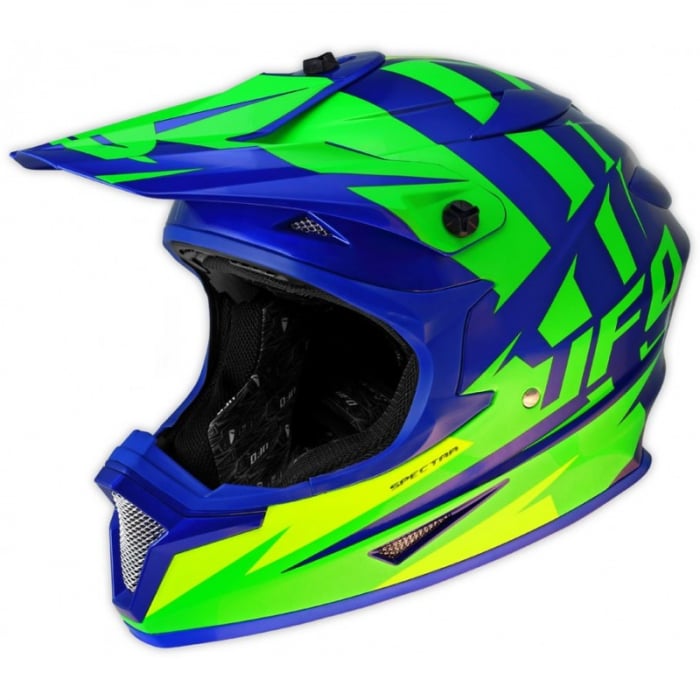 Casca motocross Ufo Spectra Solidus, S