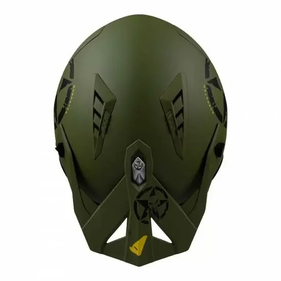 Casca semi-integrala Ufo Plast Sheratan Jet, vizor fumuriu, culoare army, marime M [6]