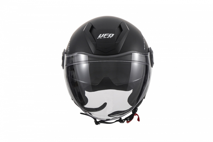 Casca semi-integrala Ufo Spirit Urban Jet, culoare negru/alb, marime L [3]