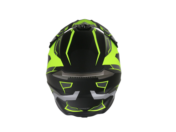 Casca Super Enduro 01, Culoare Negru/Turcoaz, Marime XL, 61 cm [4]