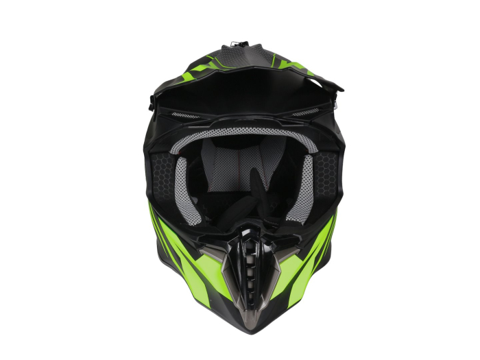 Casca Super Enduro 03, Culoare Negru/Seledonian, Marime L, 59-60 cm [2]