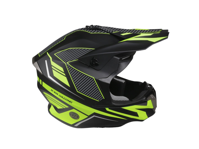 Casca Super Enduro 03, Culoare Negru/Seledonian, Marime S, 55-56 cm [3]