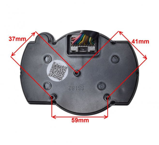 Ceas kilometraj digital, turometru analog, universal, culoare negru [2]
