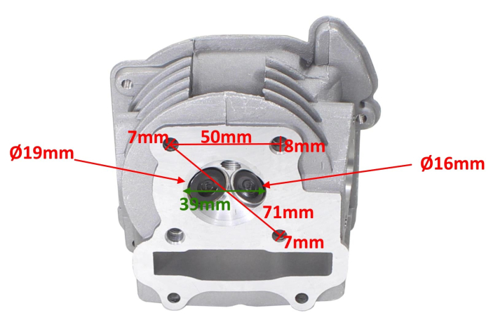Chiuloasa GY6-50 39mm supape scurte [3]