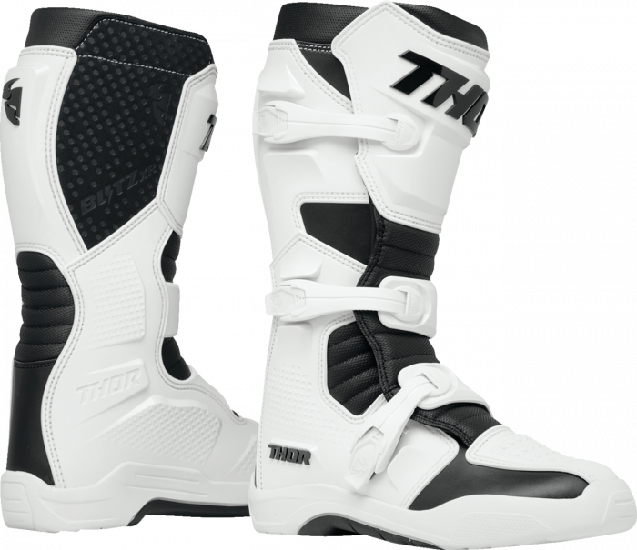 Cizme atv cross Thor Blitz XR, culoare alb, marime 46