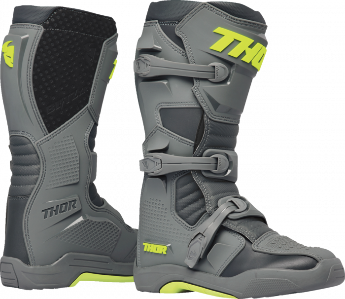 Cizme atv cross Thor Blitz XR, culoare gri negru, marime 40