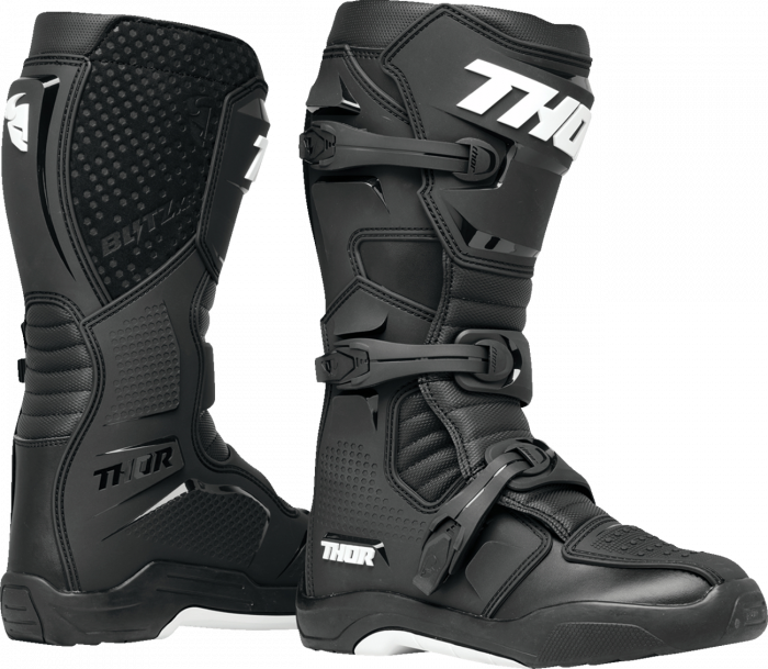 Cizme atv cross Thor Blitz XR, culoare negru, marime 48