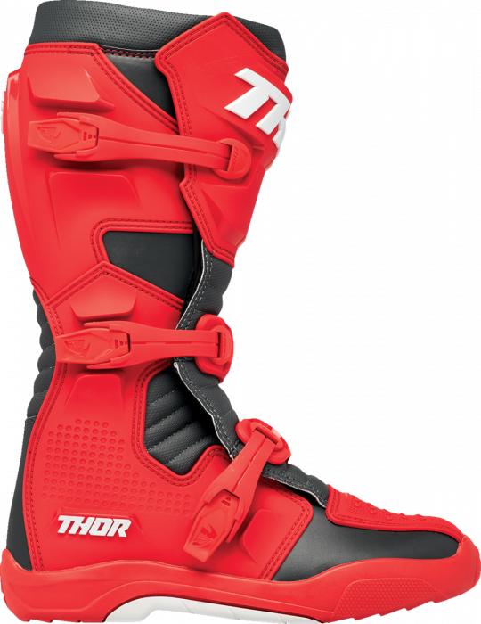 Cizme atv/cross Thor Blitz XR, culoare rosu/negru, marime 46 [6]