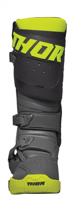 Cizme Atv/Cross Thor Radial, culoare gri/galben fluo, marime 44.5 [4]
