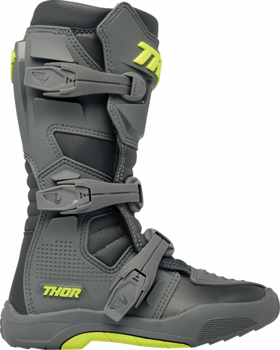 Cizme copii atv/cross Thor Blitz XR, culoare gri/negru, marime 38 [3]