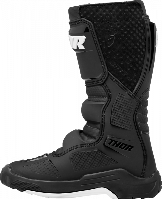 Cizme copii atv/cross Thor Blitz XR, culoare negru/alb marime 39 [5]