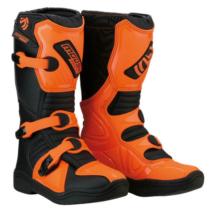 Cizme Cross ATV copii Moose Racing M1.3  culoare negru portocaliu marime 36