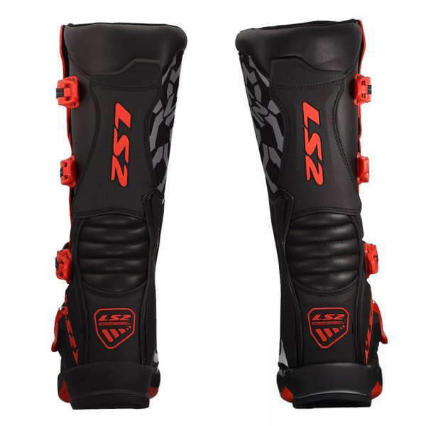 Cizme Cross/Enduro LS2 Raptor, marime 42, culoare negru/rosu - Copie [4]