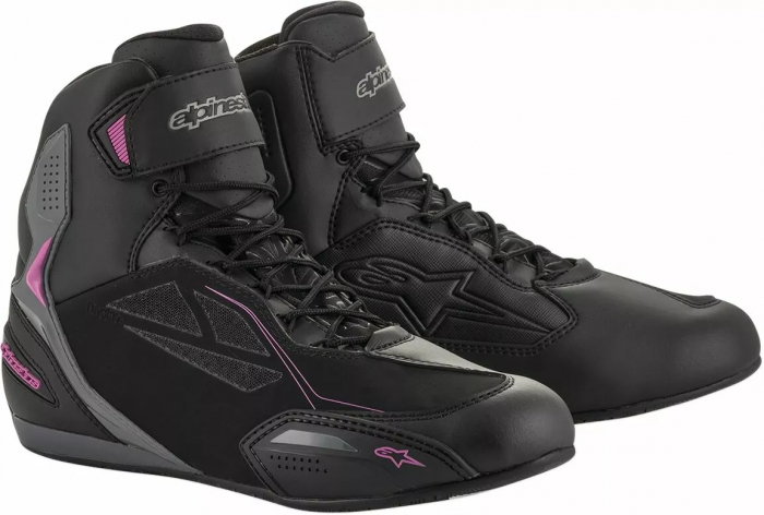 Cizme dama Alpinestars Stella Faster-3 Drystar, culoare negru/roz, marime 36 [2]