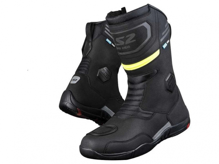 Cizme moto inalte LS2 GOBY MAN BOOTS WP, marime 45, culoare negru [2]