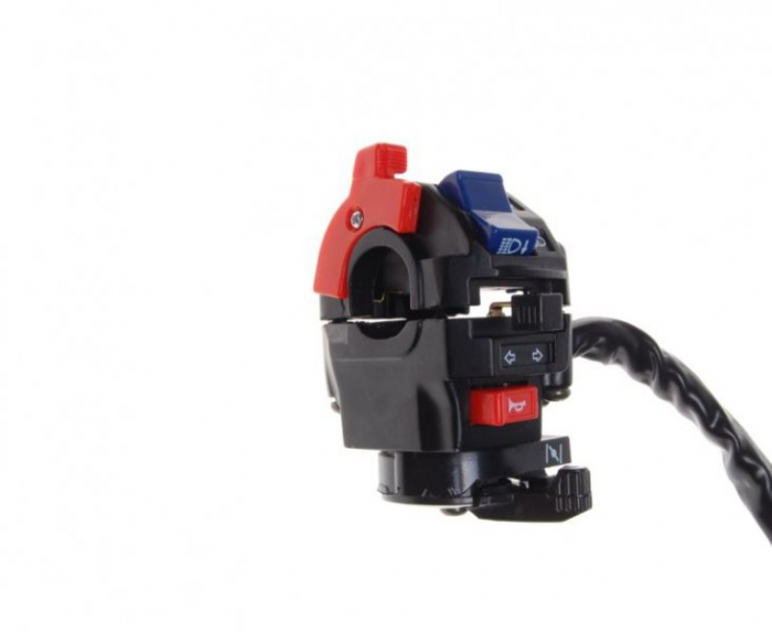 Comanda bloc de lumini, semnalizari, claxon, levier soc Atv 250, lungime cablu 580mm [3]