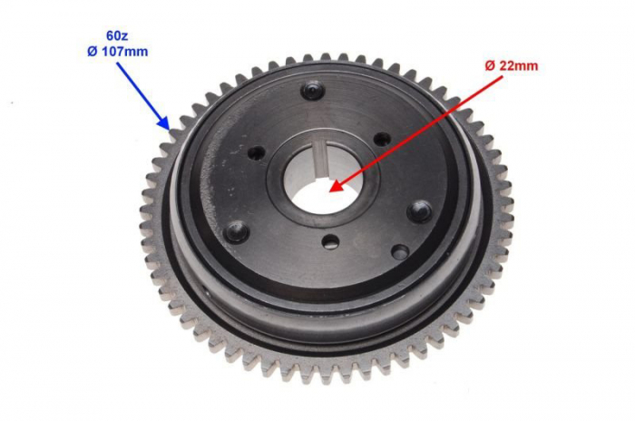 Coroana cuplaj electromotor 125 GY6 4T [2]