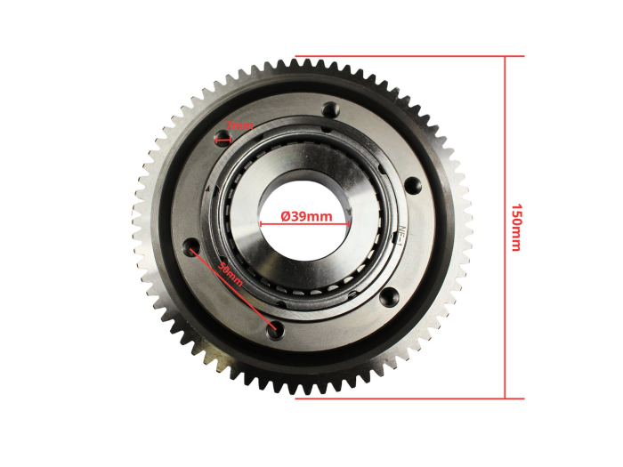 Coroana cuplaj electromotor ATV 400/500/600/800/1000 CFMOTO CFORCE UFORCE ZFORCE X5 X6 X8 0180-091001 0180-0910A0 0180-053 [3]
