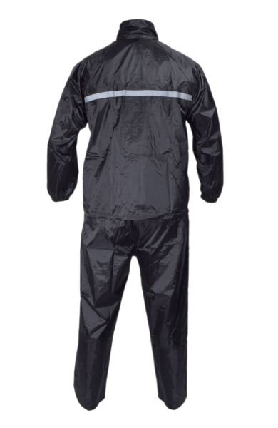 Costum de ploaie, geaca si pantaloni, culoare negru, marime M [2]
