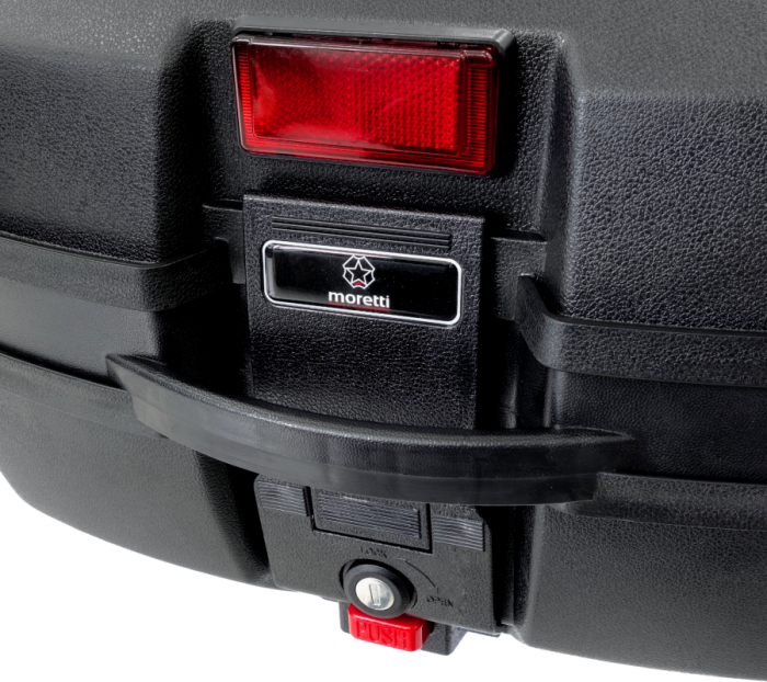 Cutie bagaje (top case), MR-688, 32l, culoare negru, reflector rosu [4]