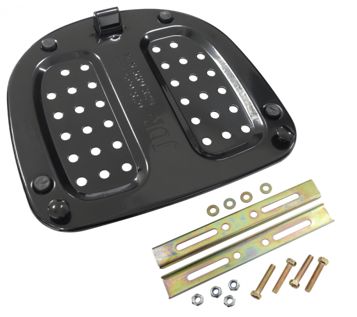 Cutie bagaje(top case) MR-698, 45l, culoare negru, reflector rosu [6]