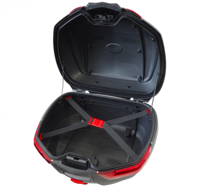 Cutie cu suport 35L, Moretti MR-888, culoare negru, reflector rosu [3]