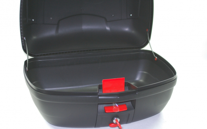 Cutie cu suport MR-889, 46 L, culoare negru lucios, reflector rosu [2]