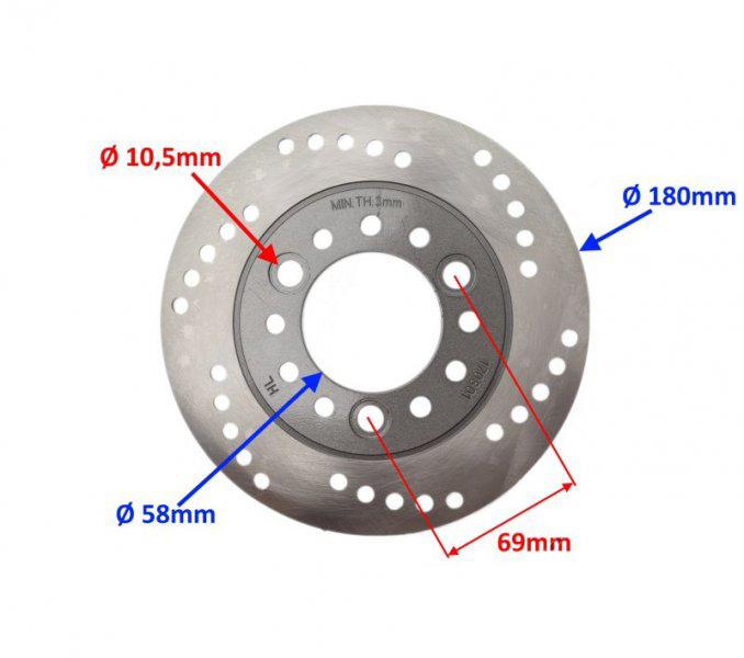 Disc frana fata Jonway Shotgun, grosime 3.5mm [3]