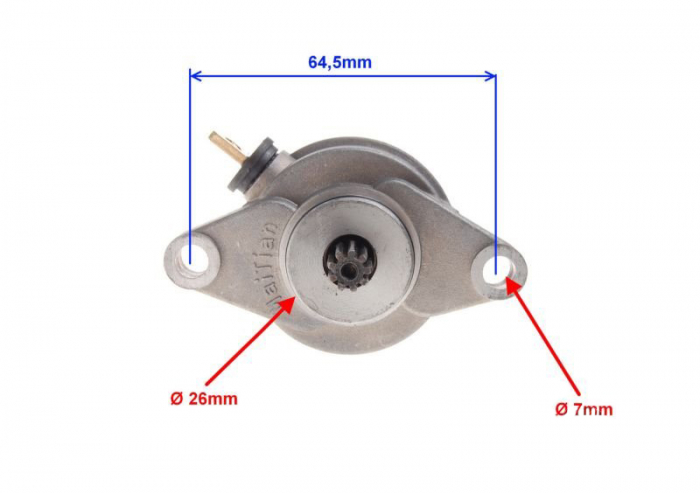 Electromotor 2T, 9 dinti [2]