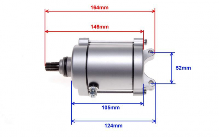 Electromotor ATV 200, 11 dinti [2]