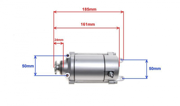 Electromotor Kingway Chopper 150/250, 13 dinti [2]