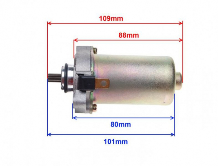 Electromotor Piaggio Zip 50 4T, 10 dinti [2]
