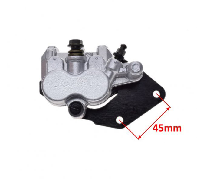 Etrier frana spate cross 125 Pads Aw0909, culoare negru/argintiu [2]