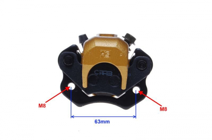 Etrier si placute frana spate Atv 110/125 cc [2]