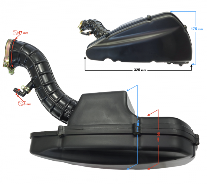Filtru aer complet Barton Active 50cc [2]