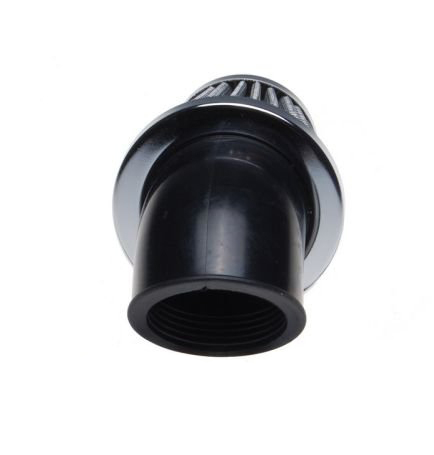 Filtru aer sport conic, d.35 mm, cot 45', cromat [3]