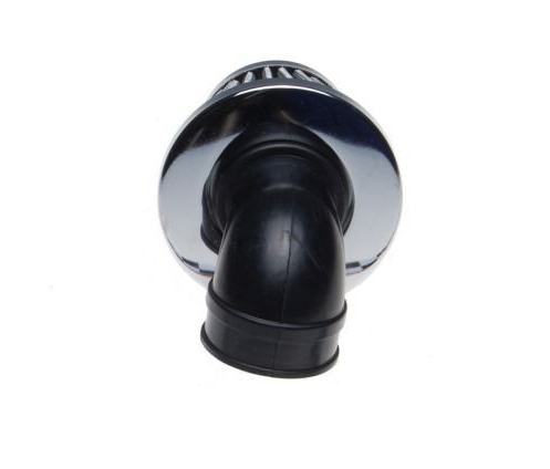 Filtru aer sport conic, d.38 mm, cot 90', cromat [3]