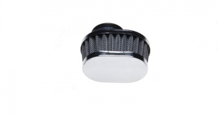 Filtru aer sport d.38mm, cromat [2]