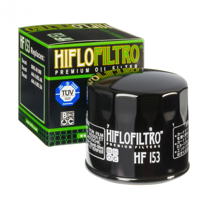 Filtru Ulei HF153 Hiflofiltro Ducati 09 054 99 60 444.4.003.4A 444.4.003.5A 444.4.017.1A [2]